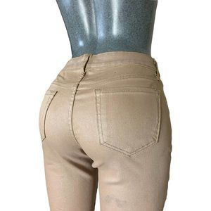 Old Navy Slim Straight Leg Womens Jeans Tag 10 Gold Low-Rise W28L29 Denim DEFECT